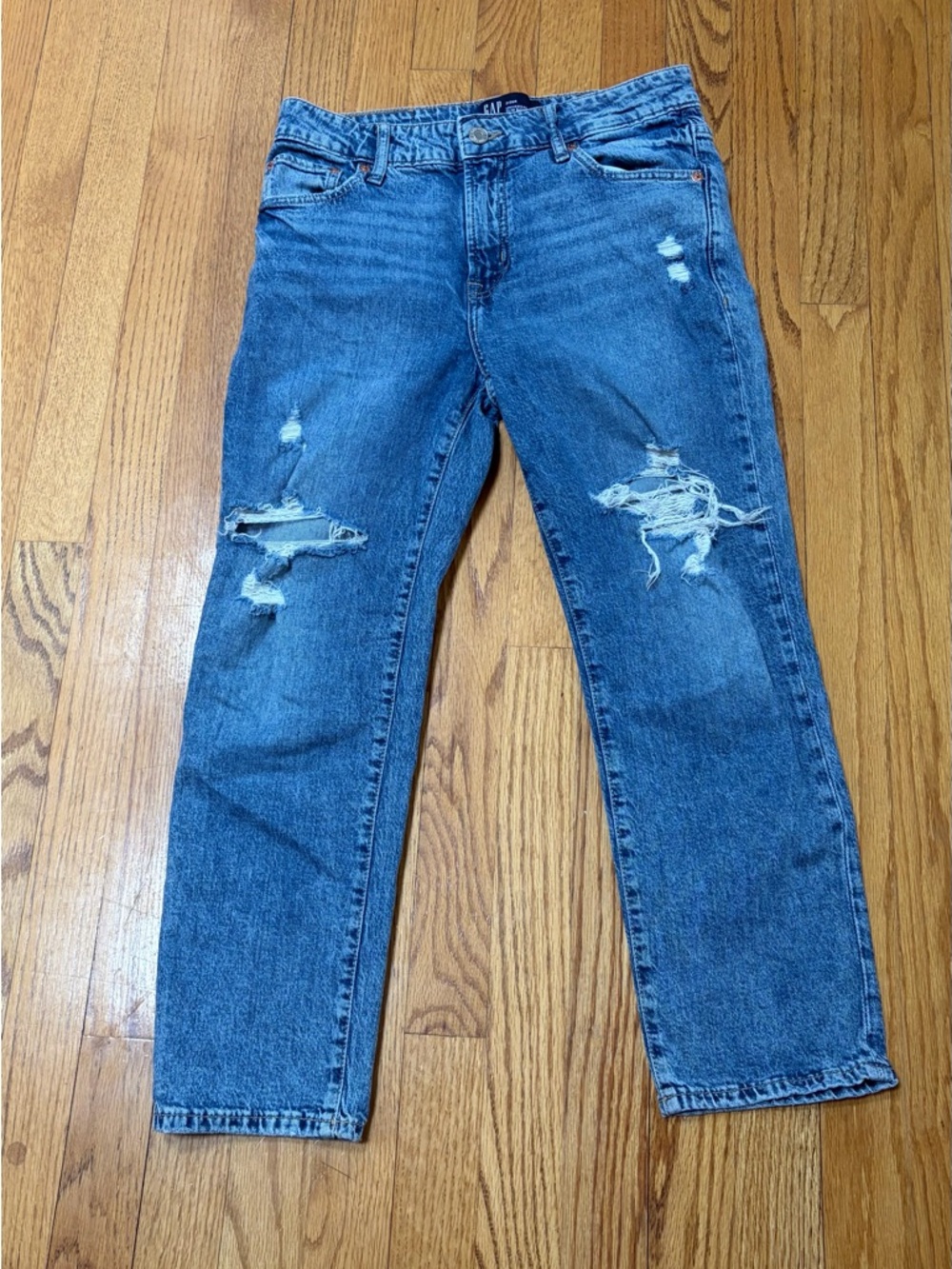 GAP Women's Universal Slim Medium Wash Ankle Cropped Jeans 26/2R